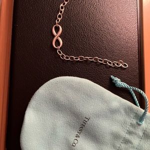 Authentic Tiffany infinity bracelet
